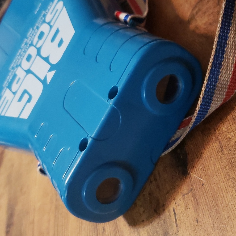 Vintage BIG SCOPE Blue Toy Binoculars 5X Zoom VERY RARE - Picture 7 of 8